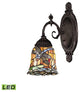 ELK Lighting Mix-n-Match 1-Light LED Sconce, Tiffany Bronze