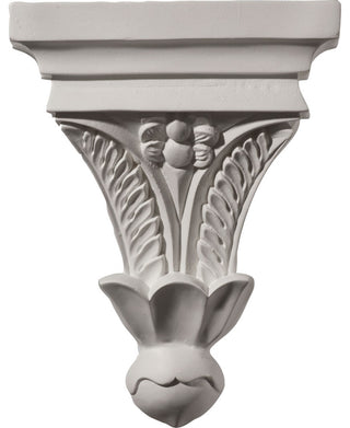 7"W x 3 1/2"D x 9"H Floral Corbel