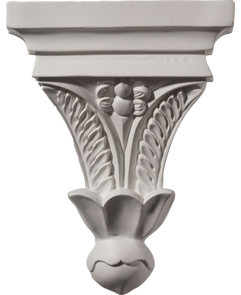 7"W x 3 1/2"D x 9"H Floral Corbel