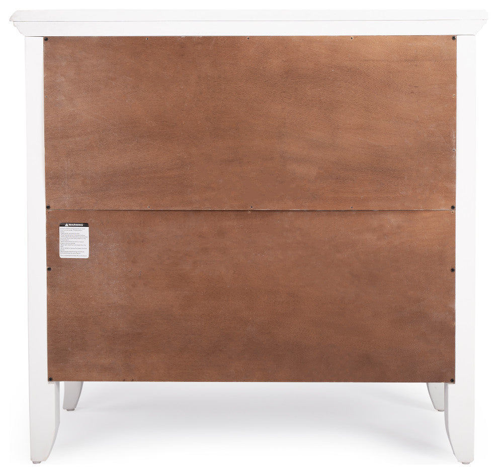 Butler Newport Low Bookcase, White