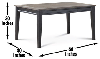 Raven Noir Dining Table