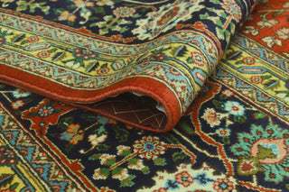Super Vintage Distressed Colson Rust/Navy Rug, 11'5 x 15'10