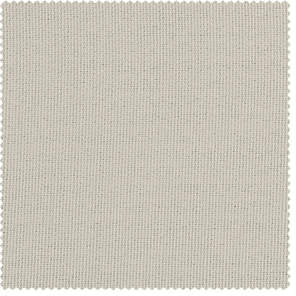 Faux Linen Grommet Room Darkening Curtain Single Panel, Birch, 50"x84"