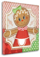 "Gingerbread Girl I" By Jennifer Pugh, Giclee Print on Gallery Wrap Canvas