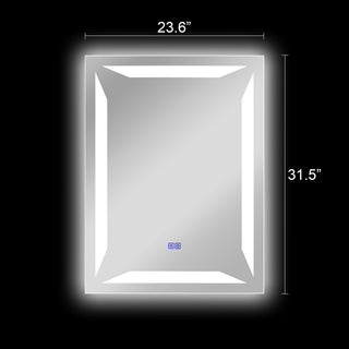 CHLOE Lighting LUMINOSITY Rectangular TouchScreen LED Mirror