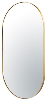 Varaluz 434MI22 Capsule 22" W x 40" H Oval Bathroom Mirror - Chrome