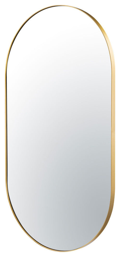 Varaluz 434MI22 Capsule 22" W x 40" H Oval Bathroom Mirror - Chrome