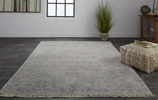 Weave & Wander Ramey Blue 5'x7'6" Hand Woven Area Rug
