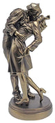 World Ware II Nurse and Sailor Kiss Bronze Finish Sculpture