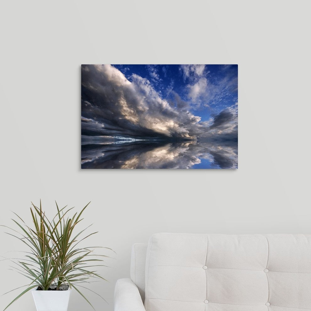 "Clouds World" Wrapped Canvas Art Print, 24"x16"x1.5"