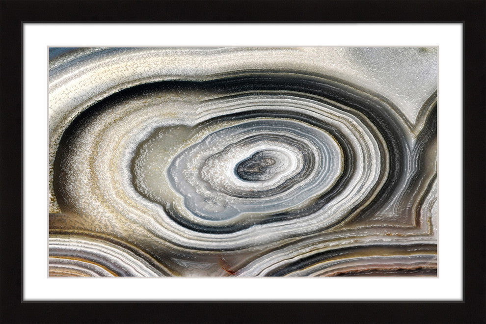 "The Eye of the Geode" Framed Art Print
