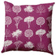 26" x 26" Field of Trees Decorative Throw Pillow, Dusty Rose