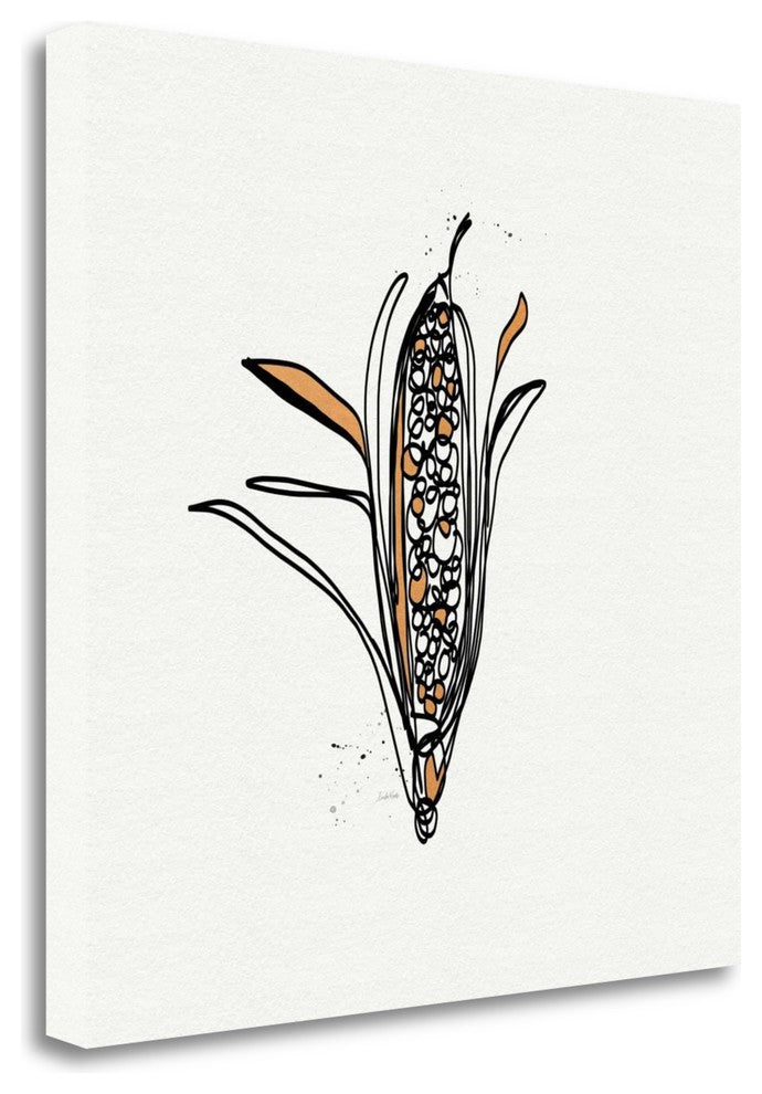 "Corn" By Linda Woods, Giclee Print on Gallery Wrap Canvas, Ready to Hang