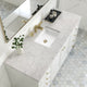 Chicago 60" Single Vanity, Glossy White, Eternal Jasmine Pearl Quartz