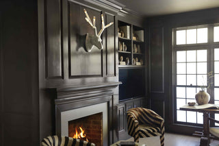 Hinkley Stag Large Six Light Sconce, Chalk White