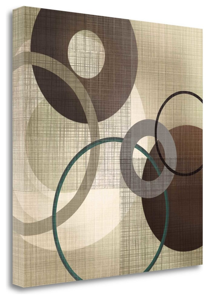 "Hoops N Loops I" By Tandi Venter, Giclee Print on Gallery Wrap Canvas