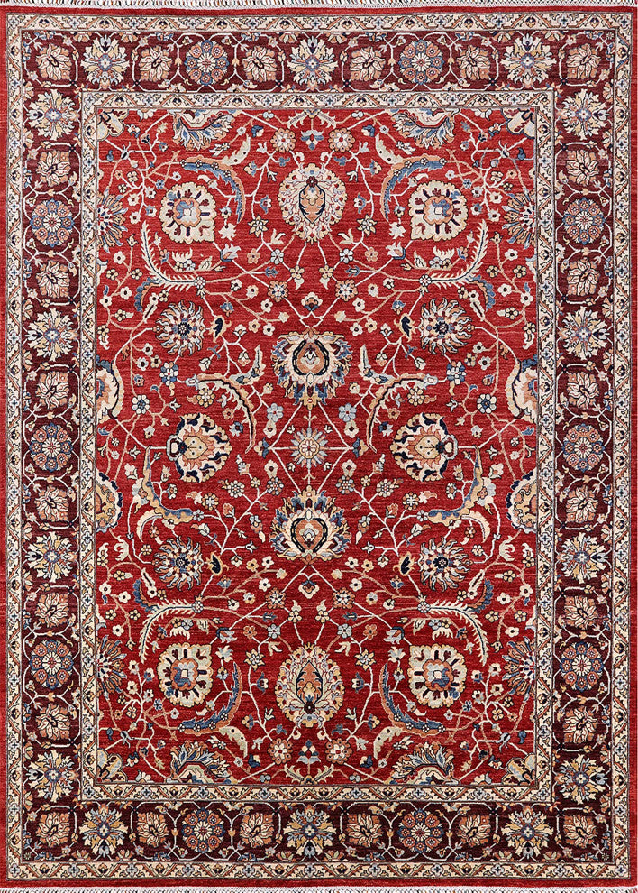 Ahgly Company Indoor Rectangle Mid-Century Modern Area Rugs, 7' x 10'