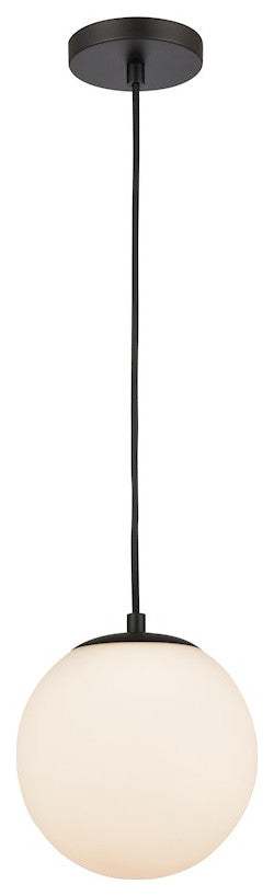 Innovations Lighting 608-BK-W-LED Tolland 1 Light 8" Mini Pendant
