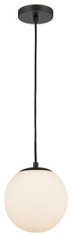 Innovations Lighting 608-BK-W-LED Tolland 1 Light 8" Mini Pendant