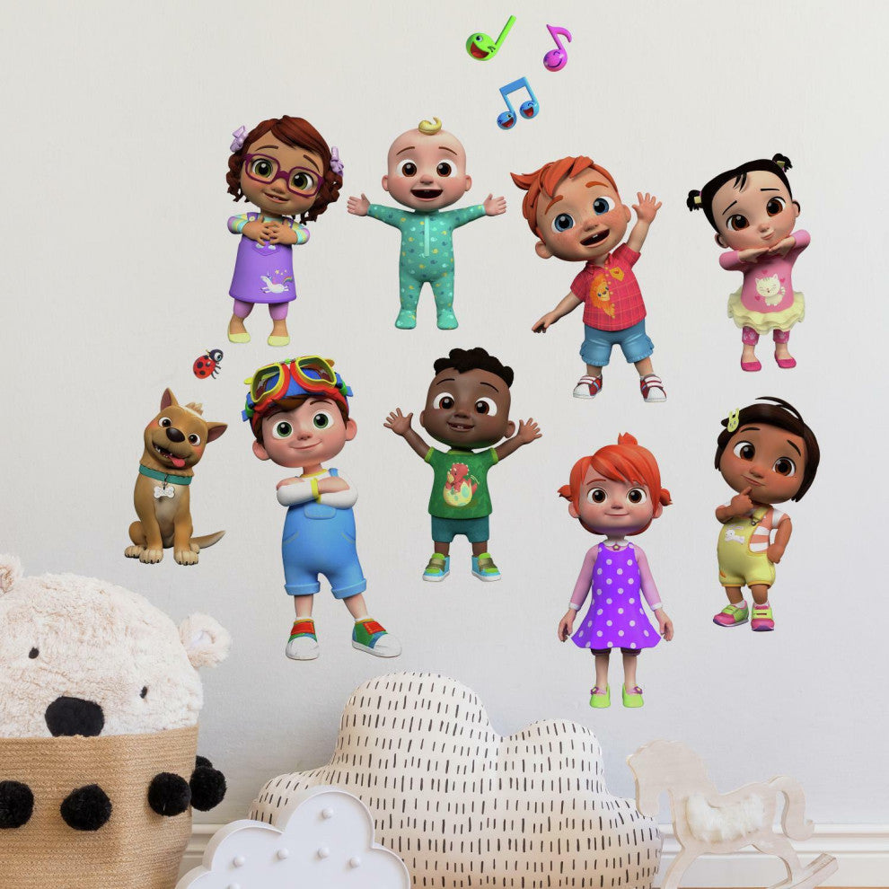 Cocomelon Peel and Stick Wall Decals