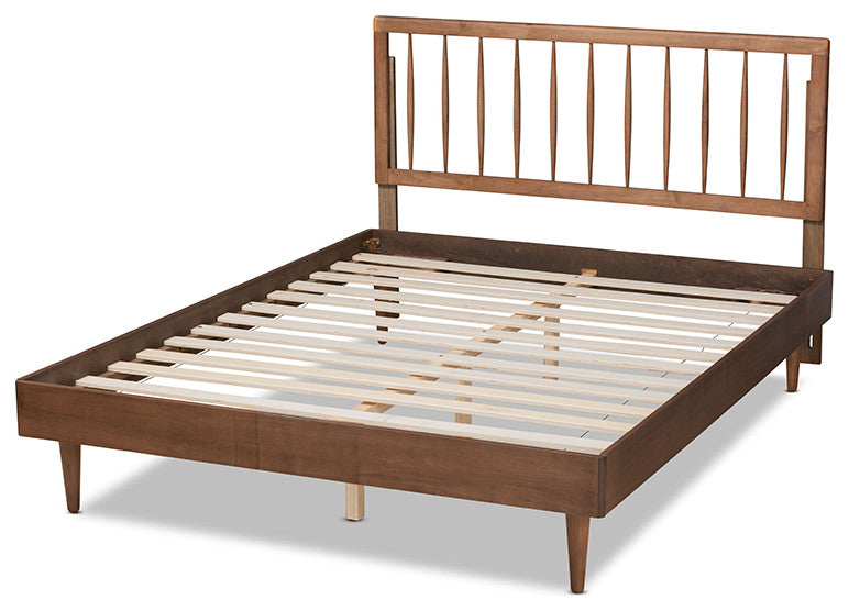 Reidy Modern Farmhouse Mission Wooden Platform Bed Collection, Full