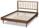 Reidy Modern Farmhouse Mission Wooden Platform Bed Collection, Full