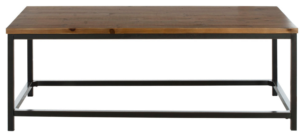 Safavieh Alec Coffee Table, Brown Pine