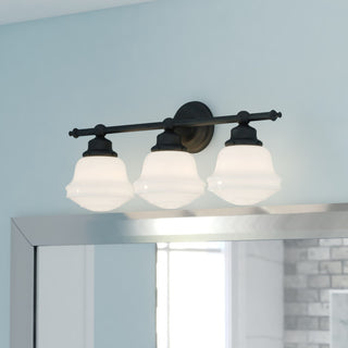 Vaxcel Huntley 3-Light Vanity, Oil Rubbed Bronze