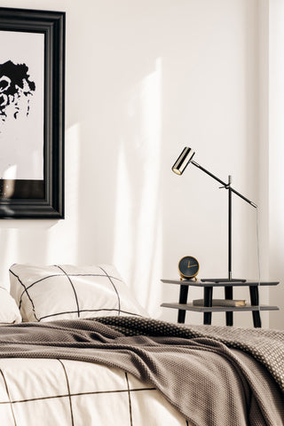 Zlite 814TL-MB-PN 1-Light Table Lamp, Polished Nickel