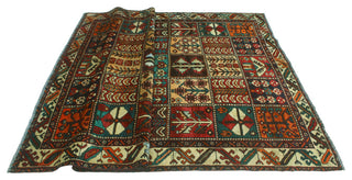 Fine Vintage Distressed Danush Red/Ivory Rug, 6'9 x 9'6