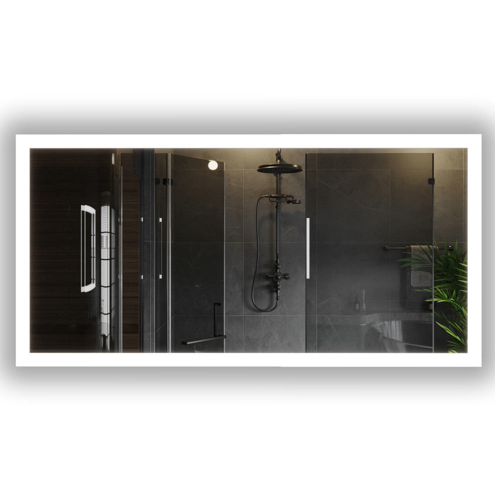 Gabriella Modern LED Bathroom Vanity Mirror, 30"x60"