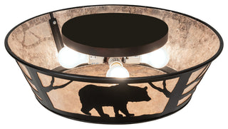 22 Wide Bear on the Loose Flushmount
