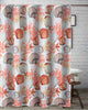 Greenland Home Fashions Beach Days Bath Shower Curtain, Coral 72x72