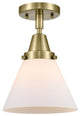 Innovations Lighting 447-1C-AB-G41 Large Cone 1 Light 7.75" Flush Mount