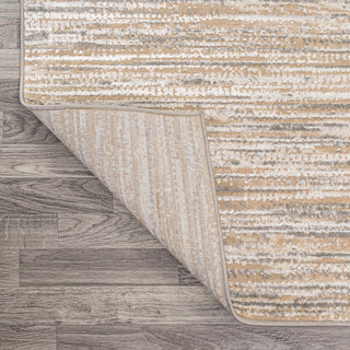 Loom Modern Strie' Beige/Gray 3 ft. x 5 ft. Area Rug