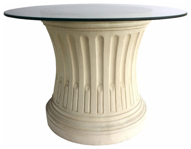 Anderson Teak TB-R2829-42 Louis XVI Round Fluted Table