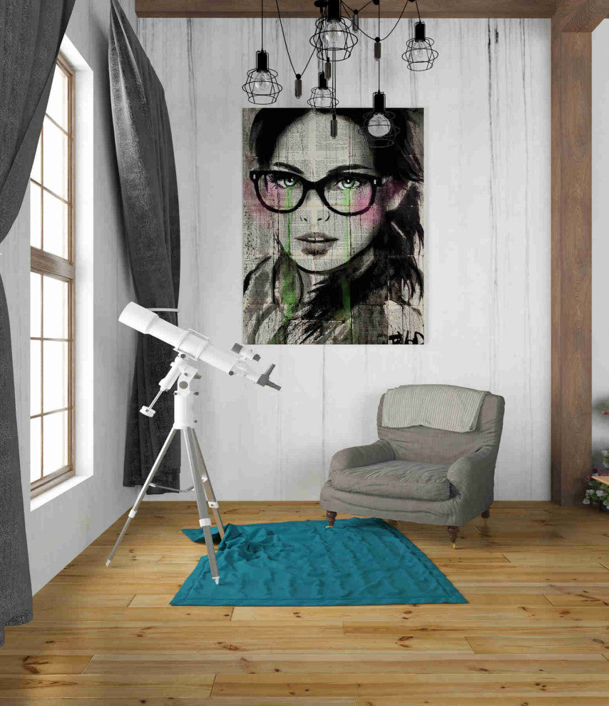 Epic Graffiti "Prudencee2" by Loui Jover, Giclee Canvas Wall Art, 26"x34"