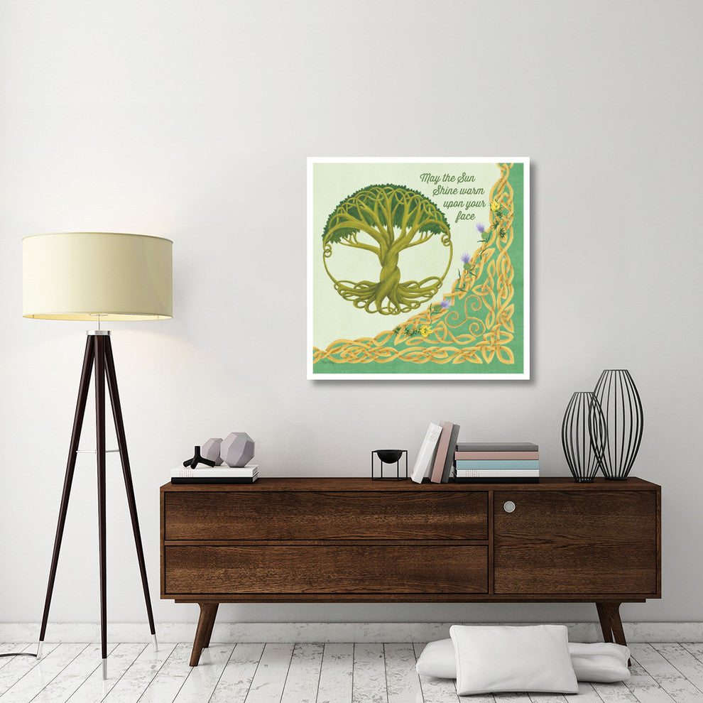 "Celtic Charm IV" Digital Paper Print by Elyse DeNeige, 38"x38"