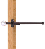 Clearview Retractable Pullout Garment Rod, Antique Bronze