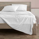 Organic Cotton Flat Sheet, White, King, 108"x105"