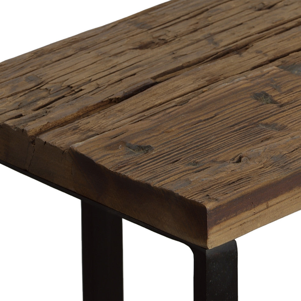 Uttermost 22906 Union Reclaimed Wood Accent Table
