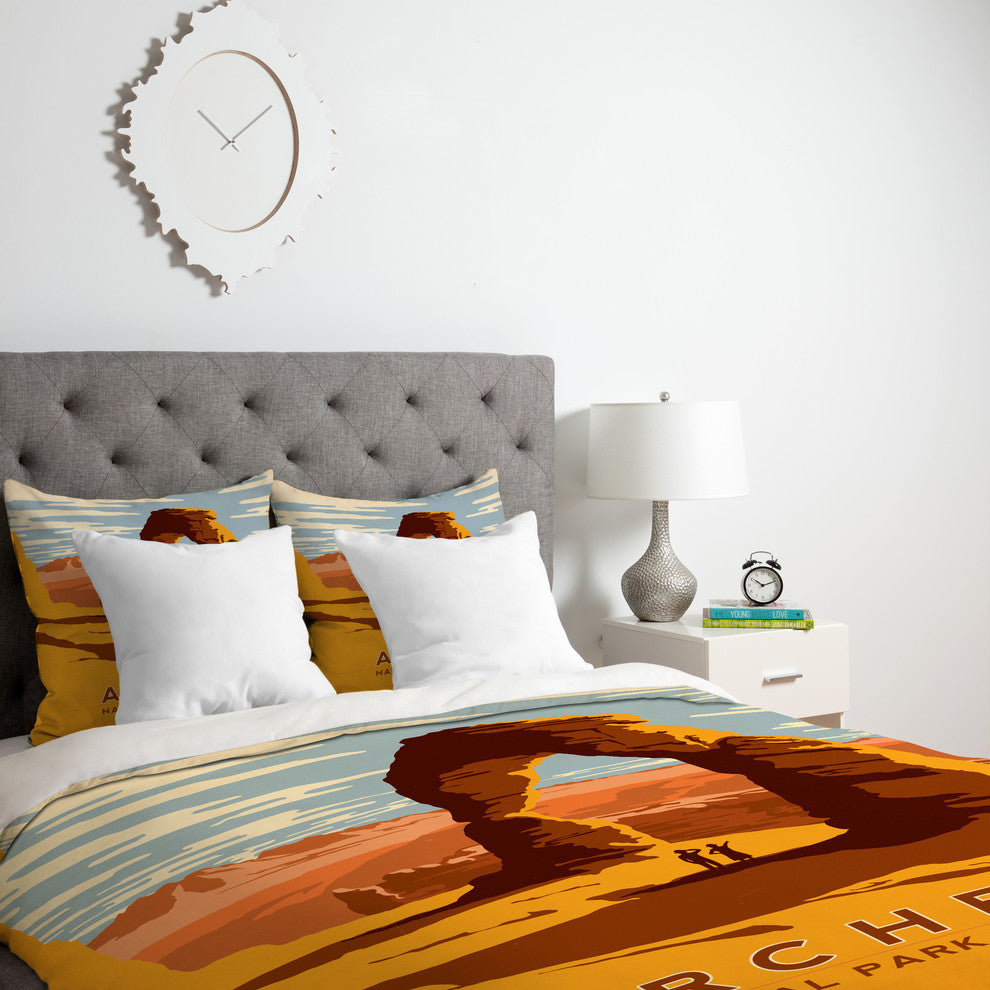 Deny Designs Anderson Design Group Arches Duvet Cover - Lightweight