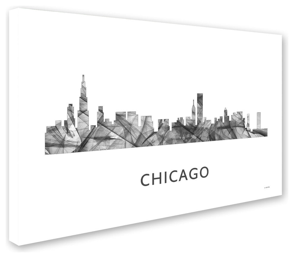 'Chicago Illinois Skyline' Canvas Art, 19x12