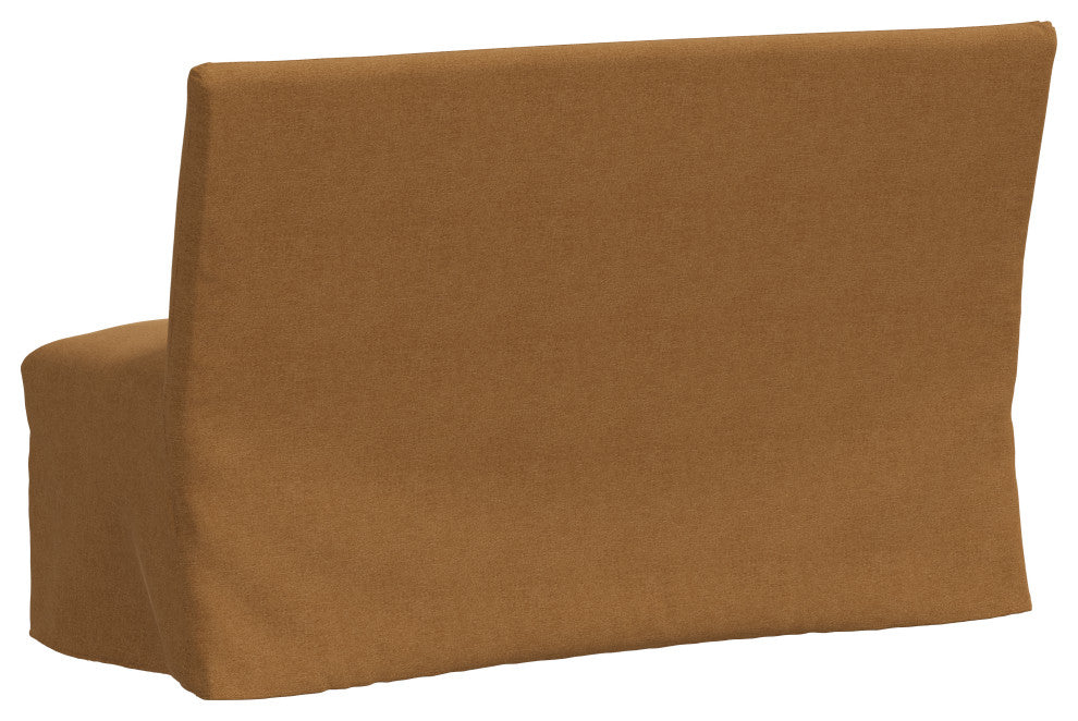 Slipcover Dining Banquette, Zuma Amber