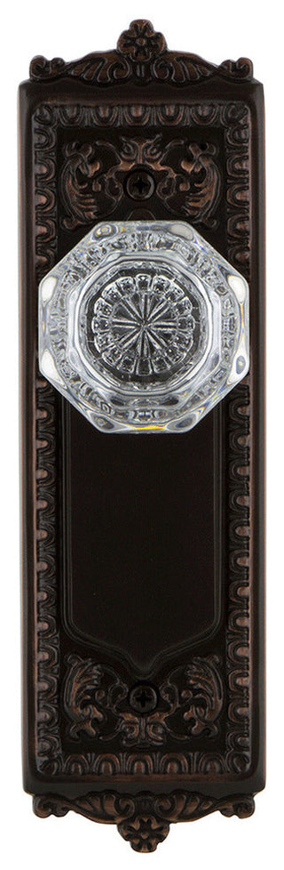 Egg and Dart Plate Single Dummy Waldorf Door Knob