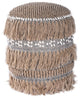 Boho Bullet Tassel Pouf Ottoman