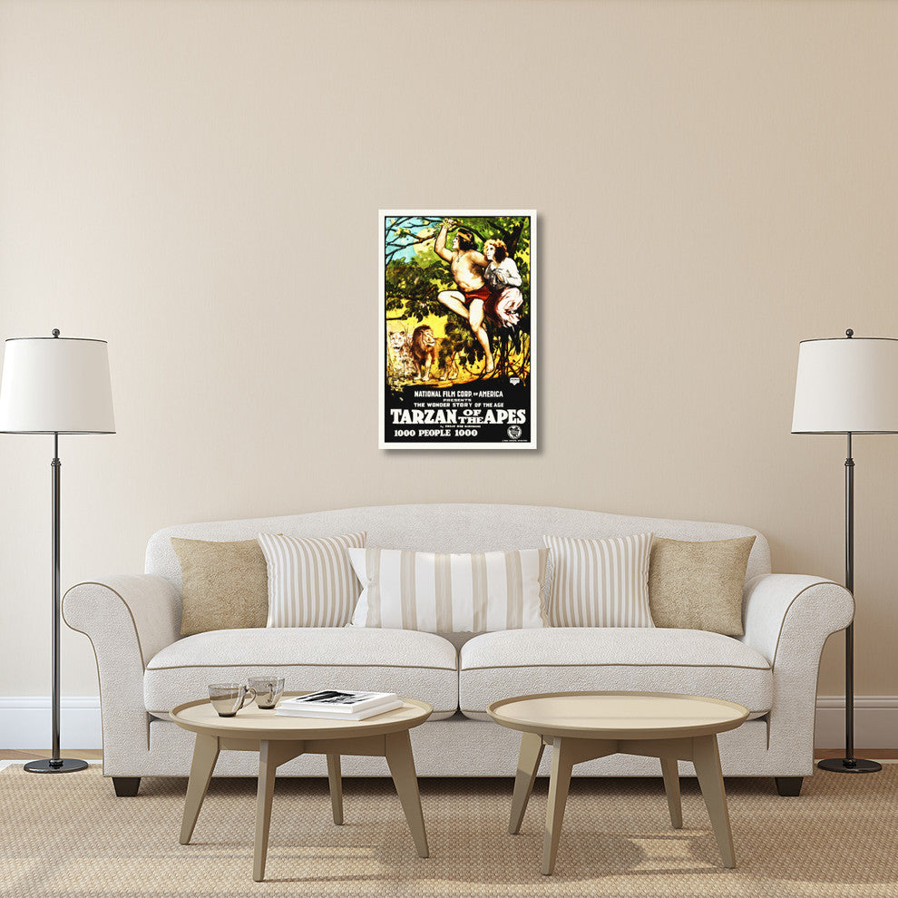 "Tarzan of The Apes - 1915" Canvas by Hollywood Photo Archive, 26x40"