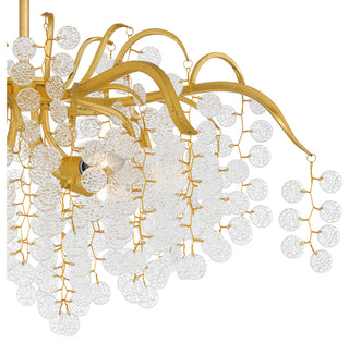 Quoizel MAP1728 Maple 6 Light 29"W Semi-Flush Ceiling Fixture - Earth Black