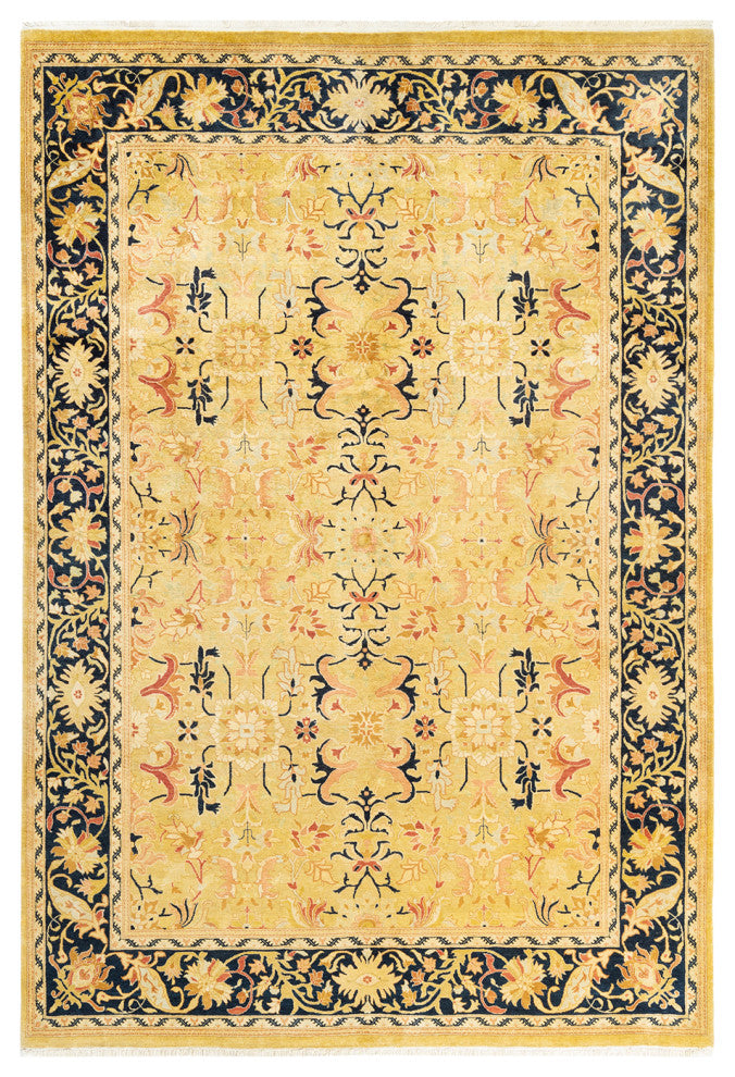 Mogul, One-of-a-Kind Hand-Knotted Area Rug Green, 6'2"x8'10"