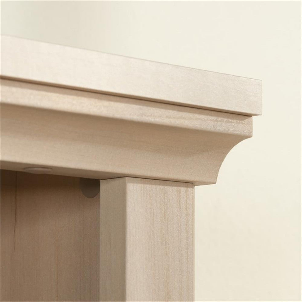 Pemberly Row Engineered Wood 5-Shelf Bookcase in Pacific Maple